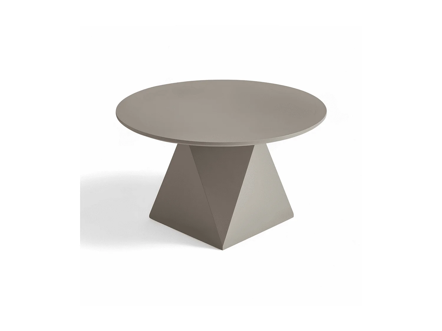 Couchtische 2er Set rund Aura - Lackiert & MDF - Beige