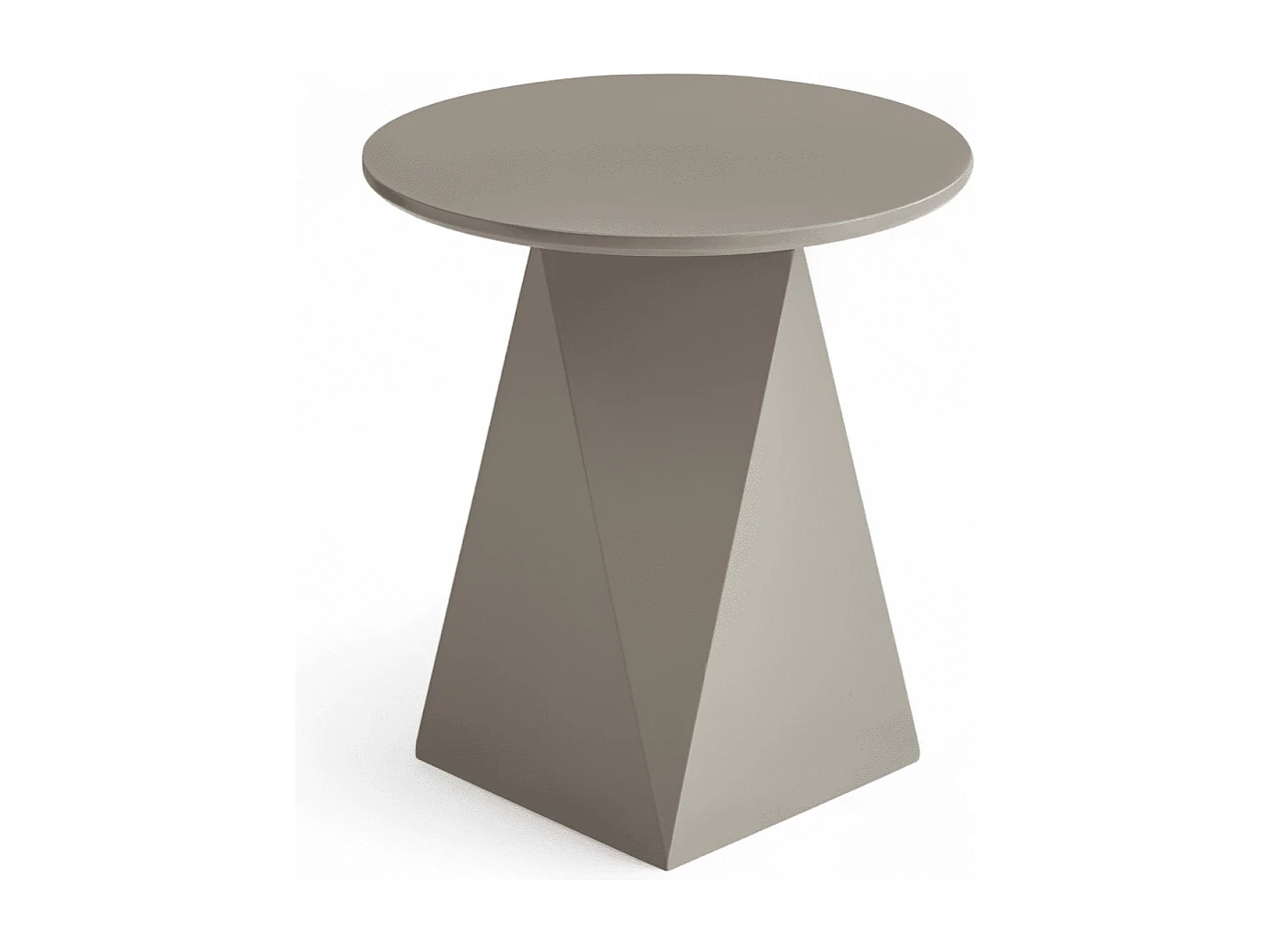 Couchtische 2er Set rund Aura - Lackiert & MDF - Beige