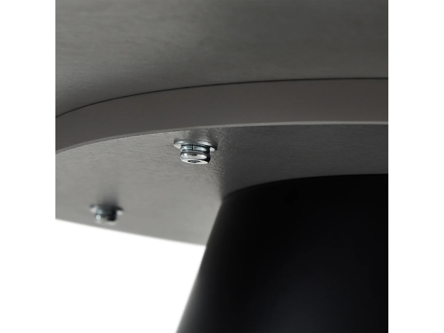 Couchtische 2er Set rund Tango - Beton-Optik & MDF - Hellgrau