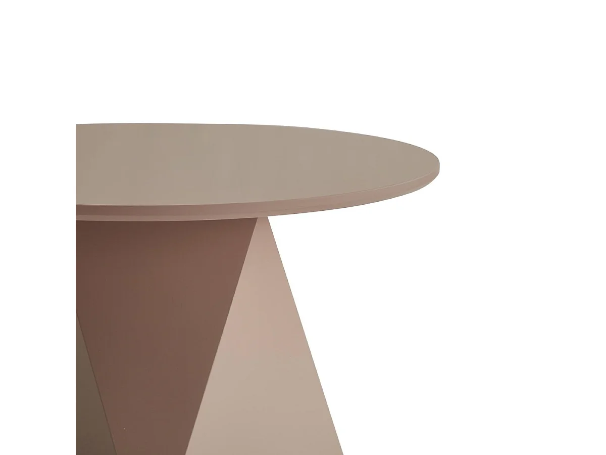 2er Set Couchtich ø50/80 cm Mocha Mousse