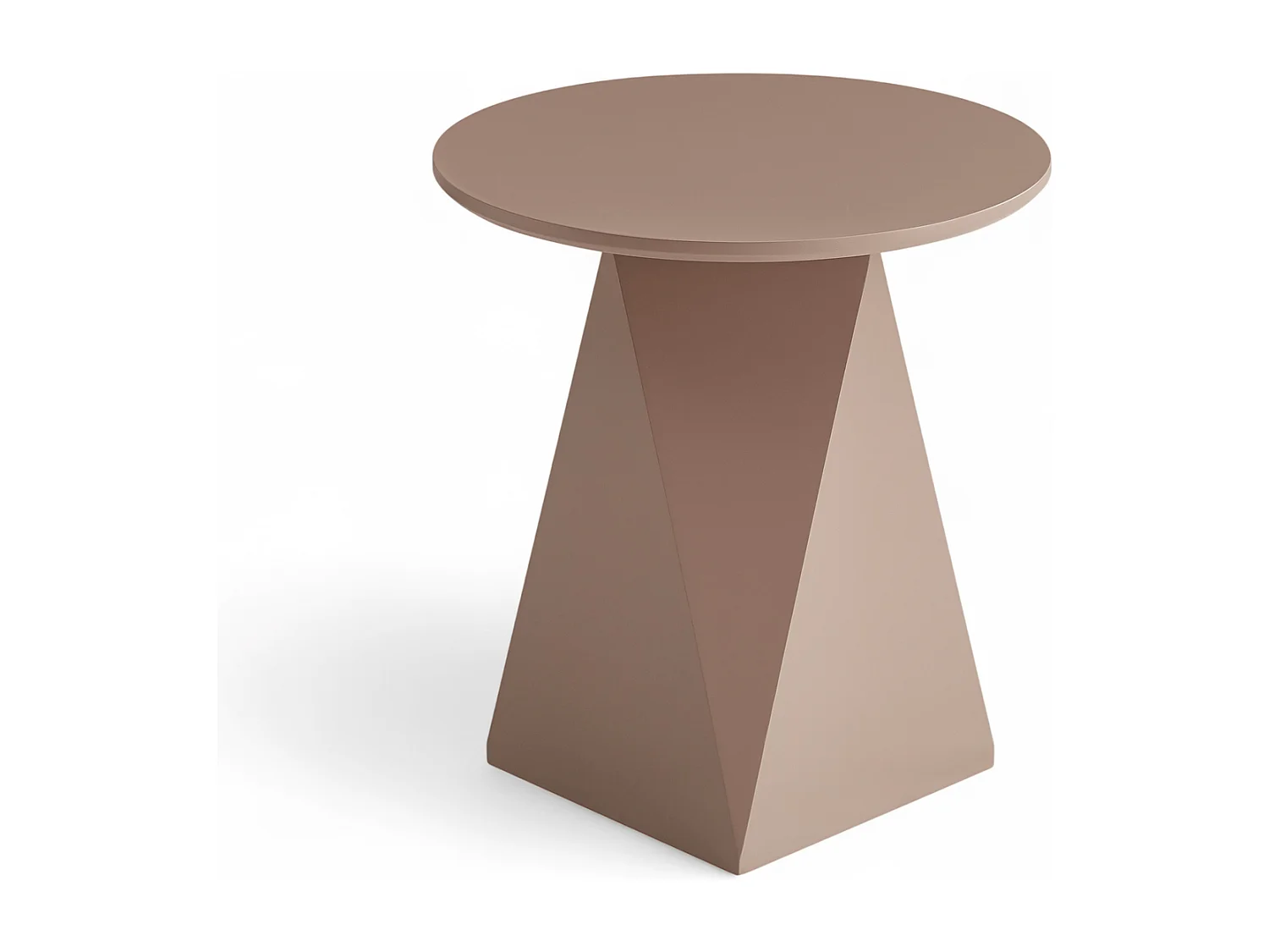 2er Set Couchtich ø50/80 cm Mocha Mousse