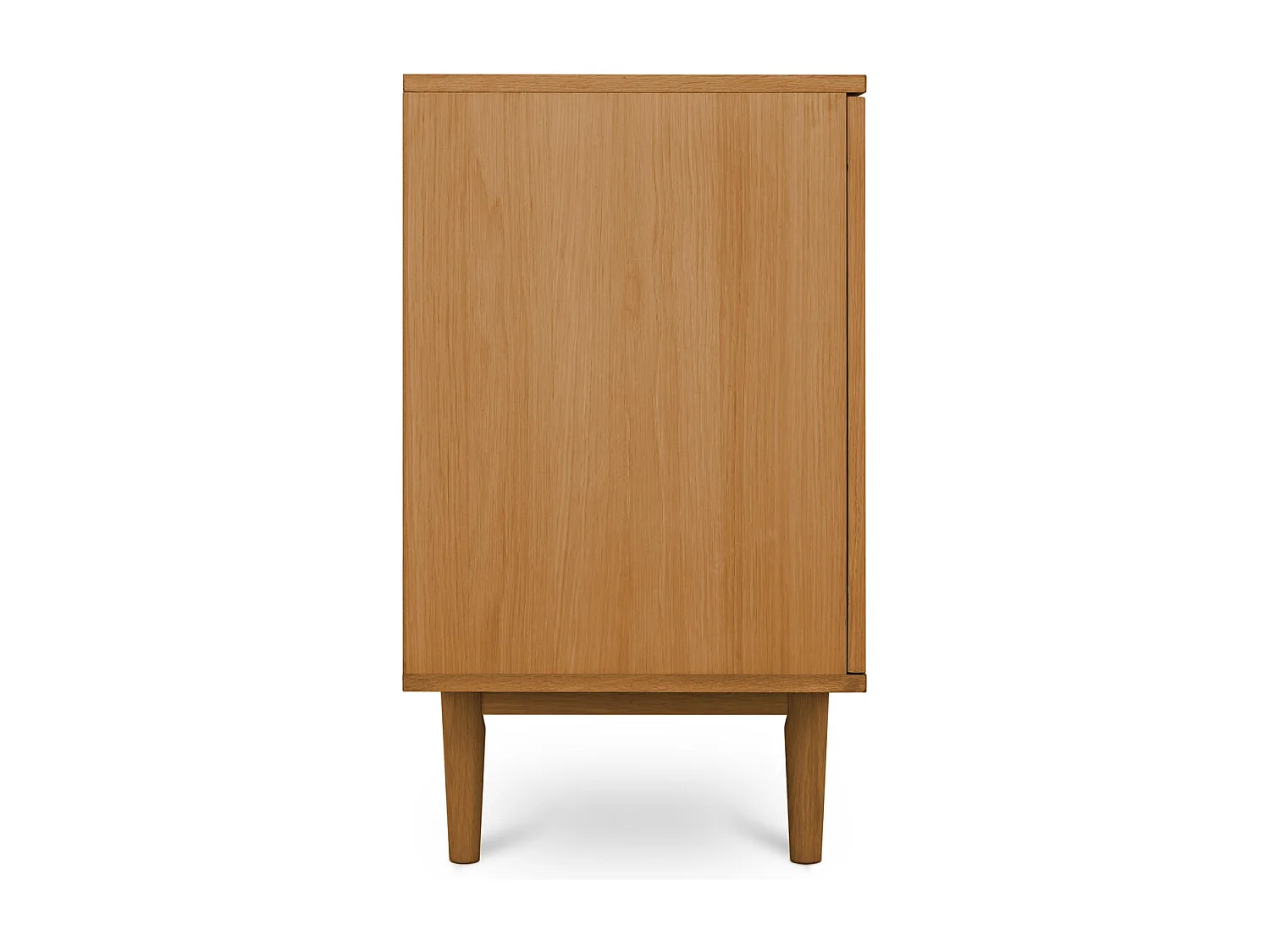 Sideboard mit 3 Türen und 3 Schubladen Kerteminde - Eichenfurnier & MDF - Wildeiche