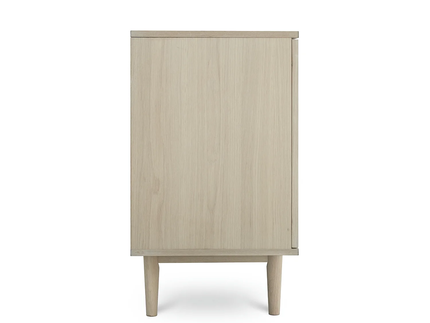 Sideboard mit 2 Türen Kerteminde - Eichenfurnier & MDF - Eiche bianco