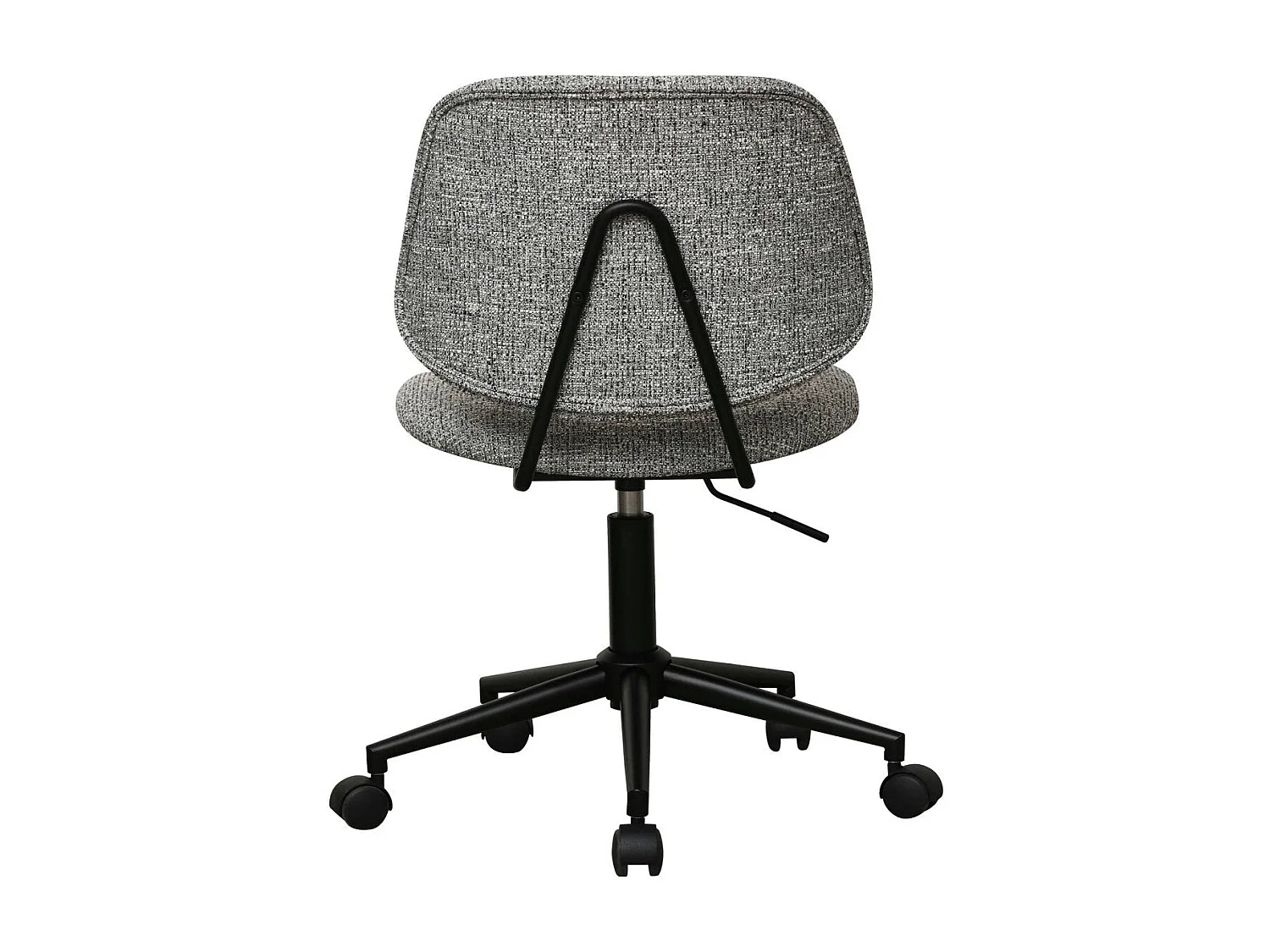 Bürostuhl höhenverstellbar Alto - Stoff (Bouclé) & Metall - Grau