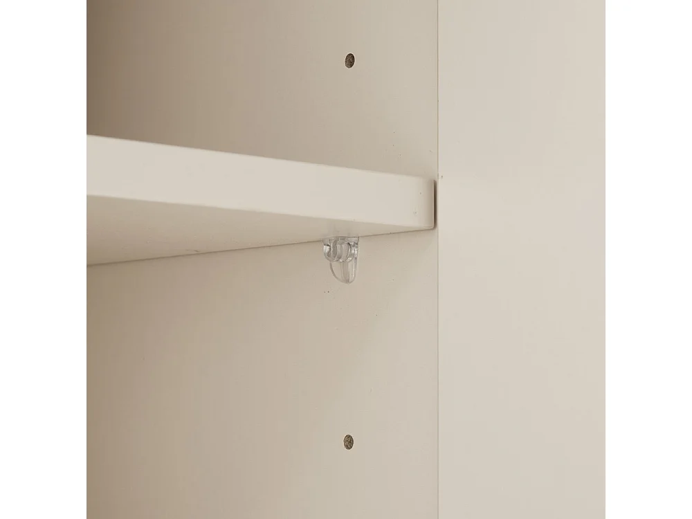 Stanley - Buffet 3 portes en bois et métal L160cm - Beige