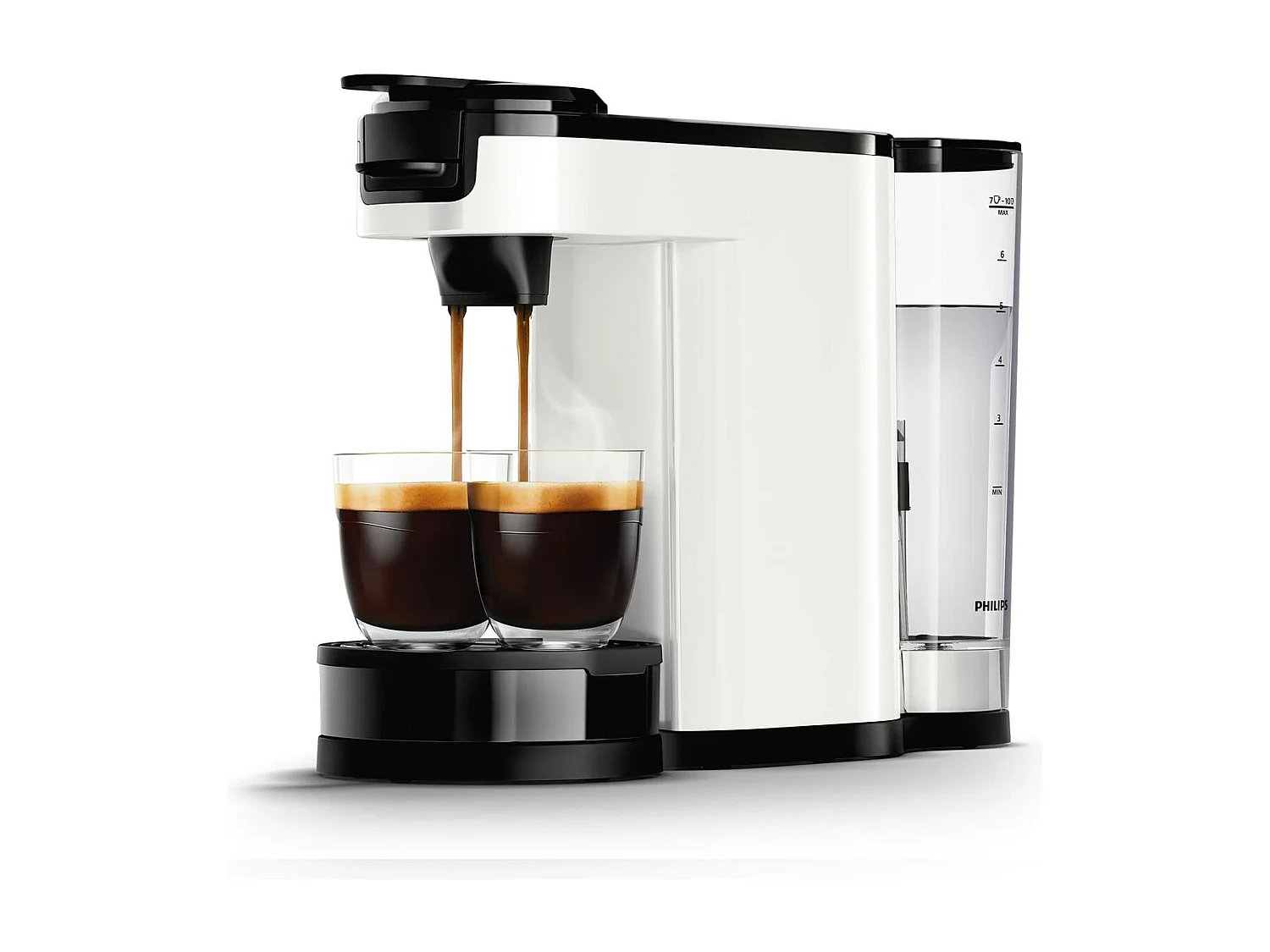 Philips Kapselkaffeemaschine HD6592/05 1450W Weiß, EU-Stecker, Kompaktes und Umweltfreundliches Design