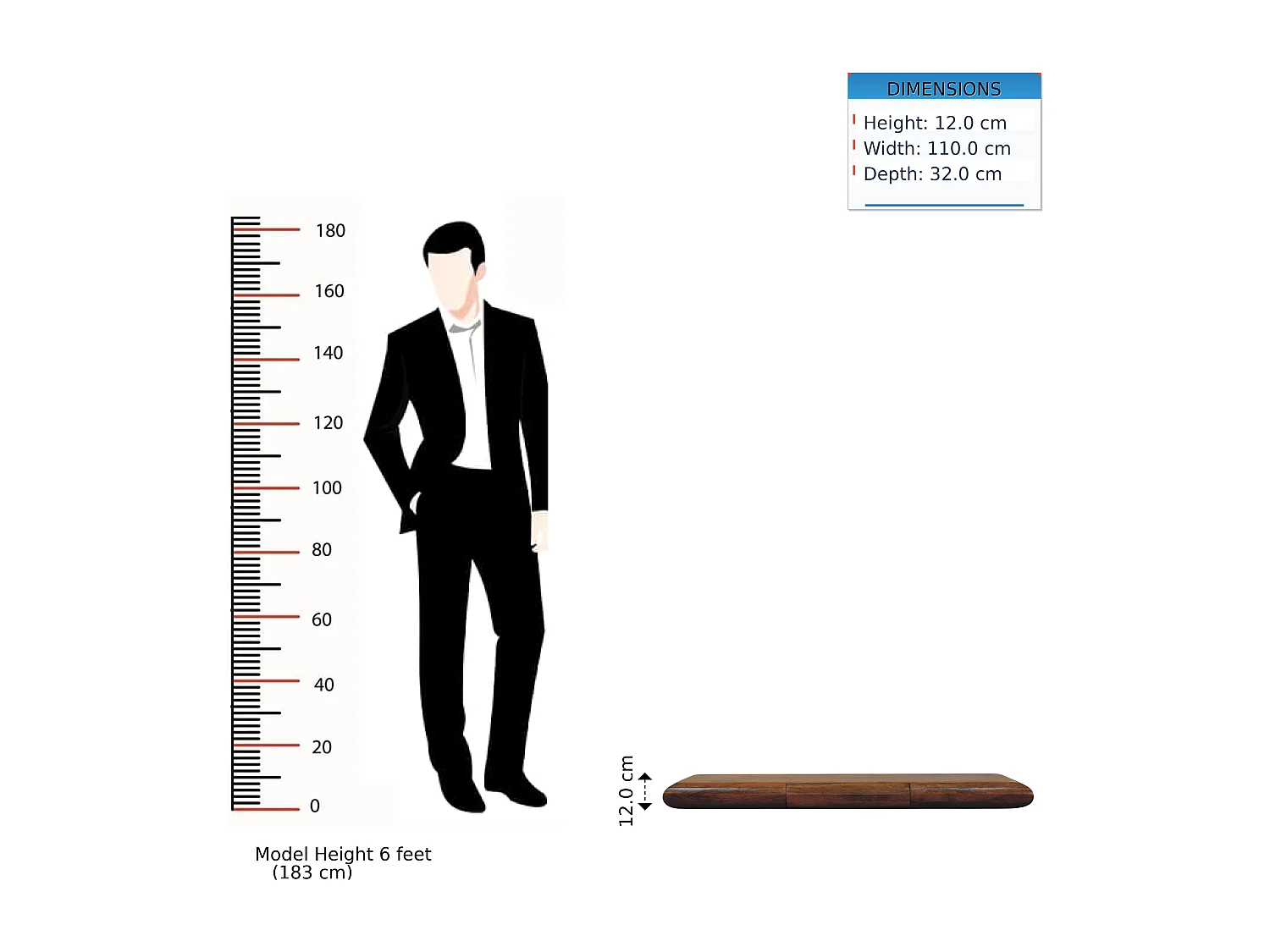 Artisan Furniture Solis Konsola ścienna