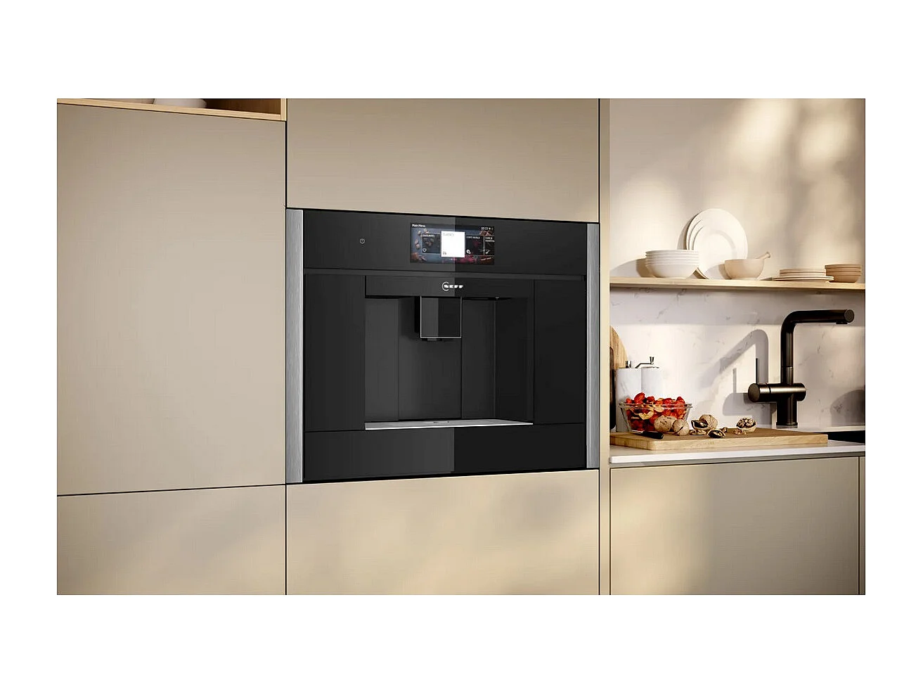 Neff Robot café expresso 19bars encastrable noir - CL4TT11N0