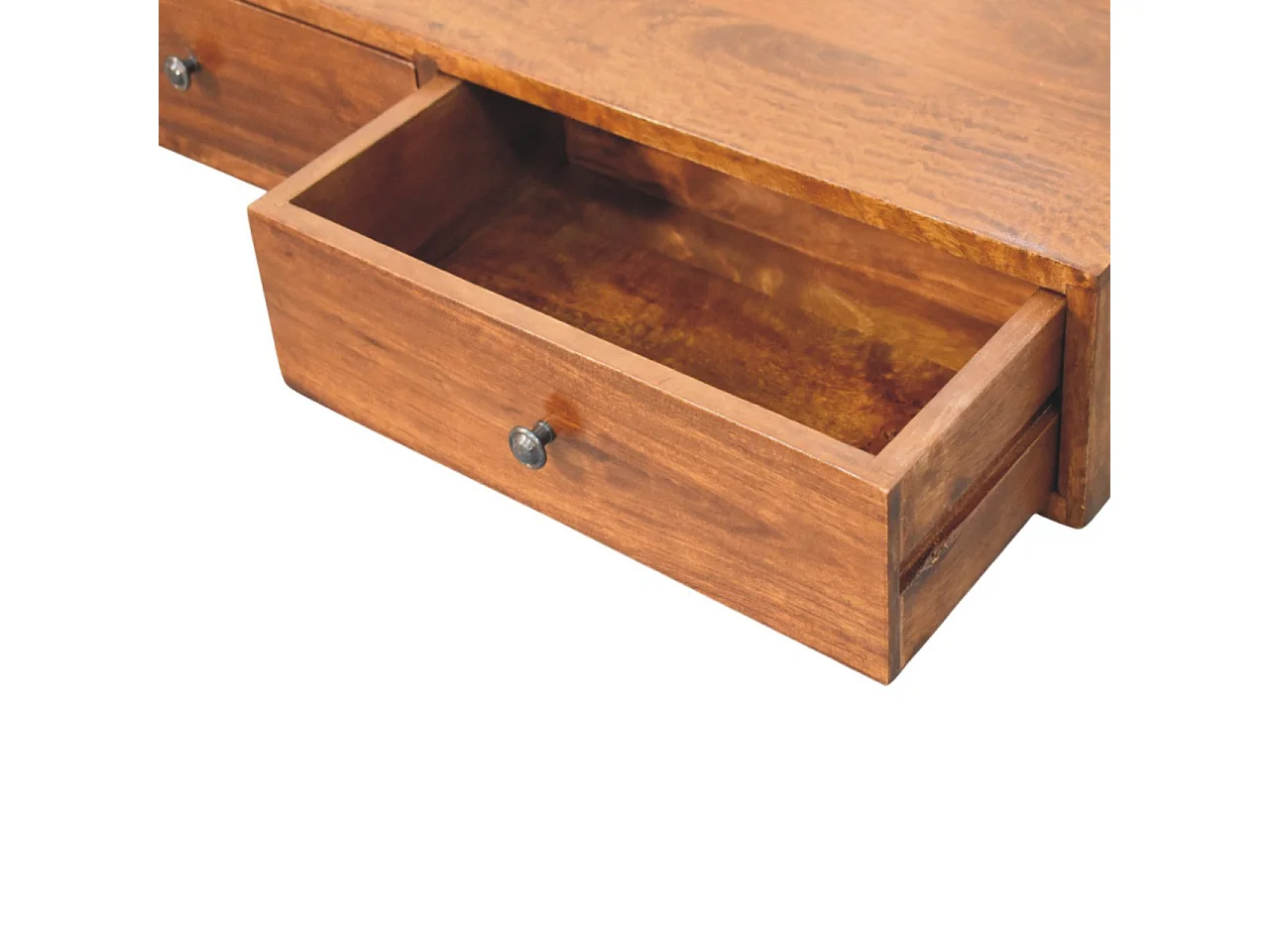 Artisan Furniture Lunar 2Console murale à 2 tiroirs en châtaignier