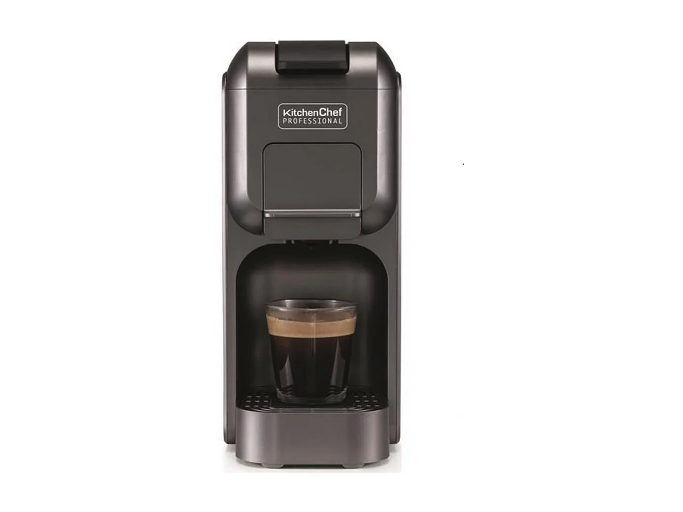 Multikapsel-Espressomaschine Kitchen Chef MULTIGUSTOEVO 0,8L – Kompatibel mit Nespresso, Dolce Gusto & gemahlenem Kaffee