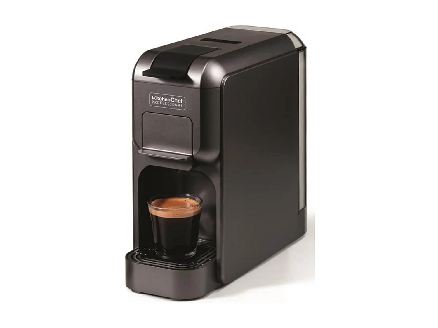 Multikapsel-Espressomaschine Kitchen Chef MULTIGUSTOEVO 0,8L – Kompatibel mit Nespresso, Dolce Gusto & gemahlenem Kaffee