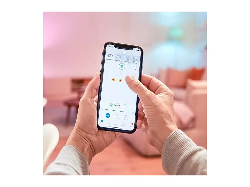 Verbonden WiZ LED-lamp E14 4,9W 470 lm RGBWW dimbaar WiFi Bluetooth compatibel met Alexa Google Siri