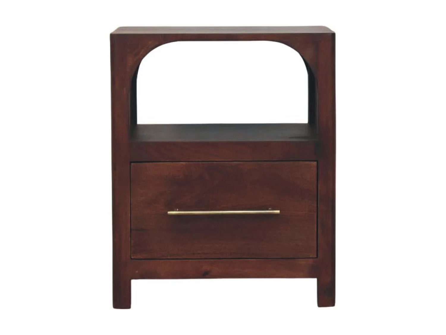 Artisan Furniture Arched Nachttisch Edge mit 1 Schublade