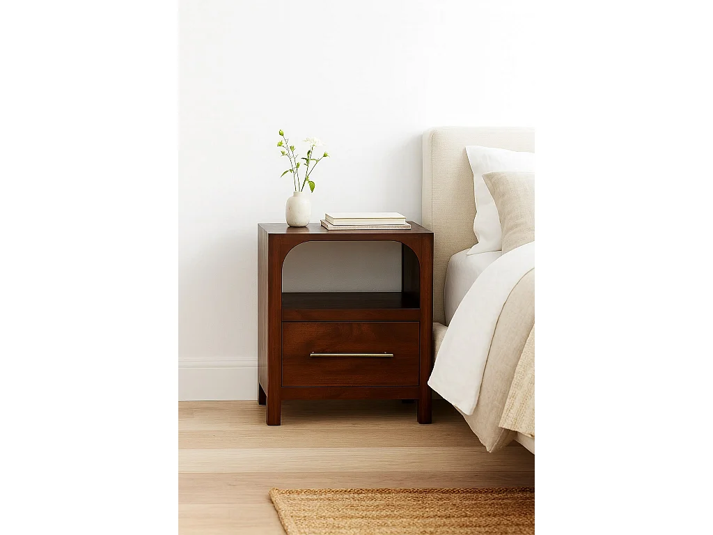 Artisan Furniture Arched Nachttisch Edge mit 1 Schublade