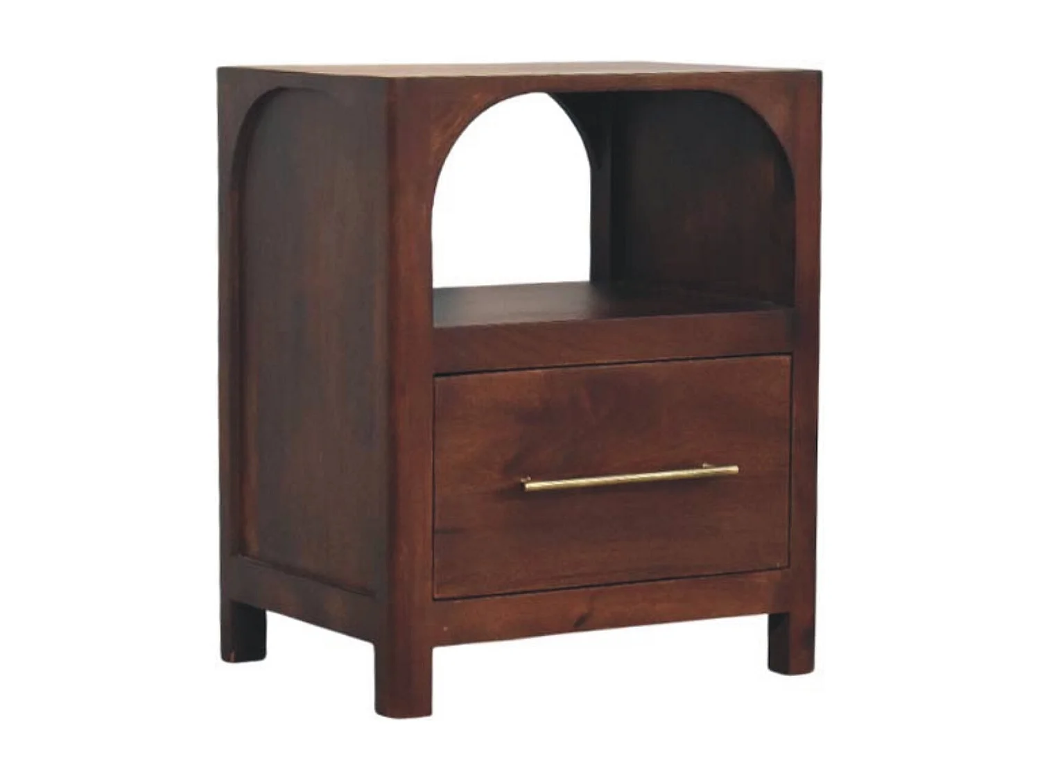 Artisan Furniture Arched Nachttisch Edge mit 1 Schublade