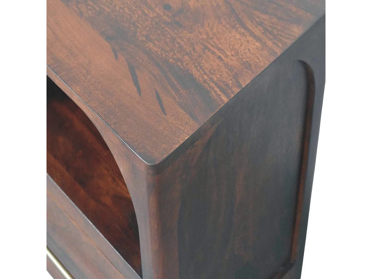 Artisan Furniture Arched Nachttisch Edge mit 1 Schublade