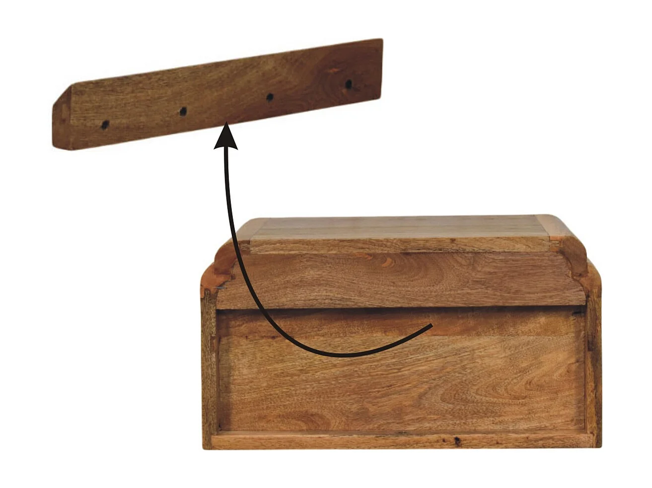 Artisan Furniture Avora Wand-Nachttisch