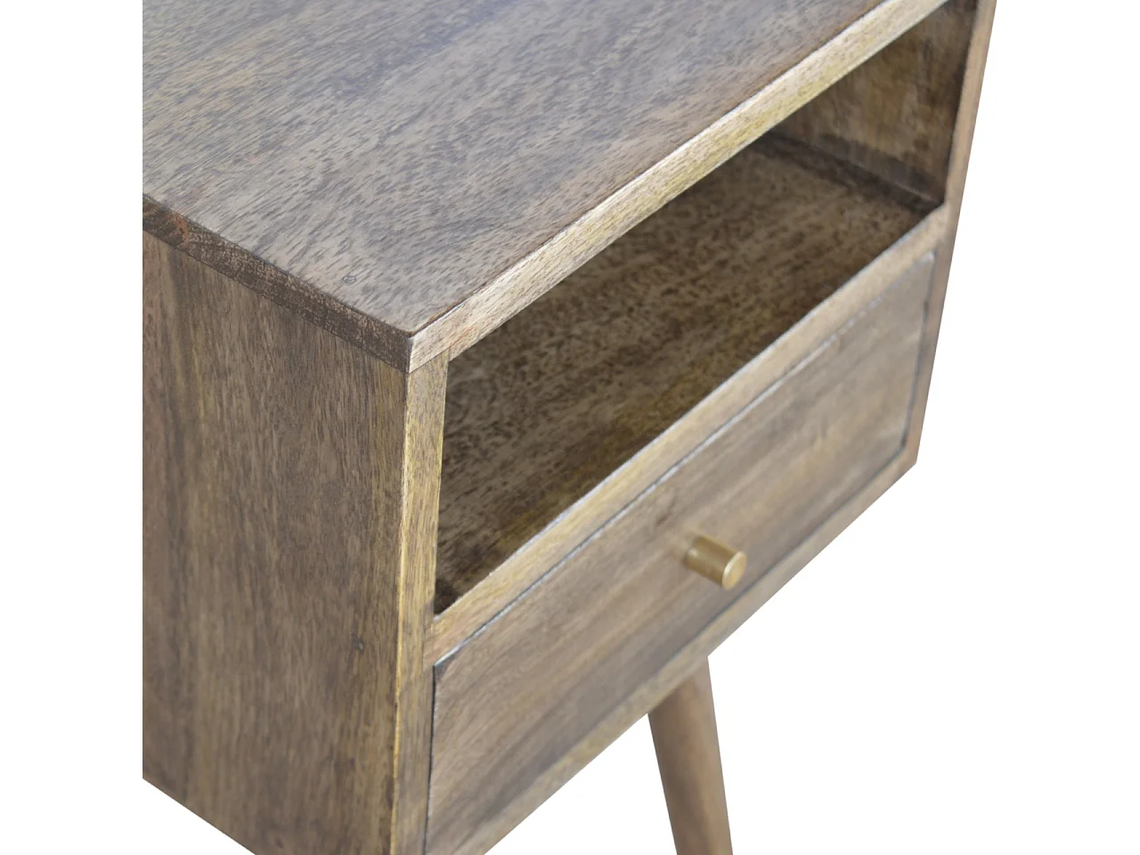 Artisan Furniture Mini table de chevet grise délavée