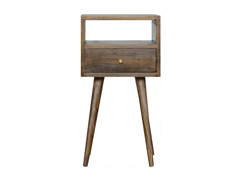 Artisan Furniture Mini table de chevet grise délavée