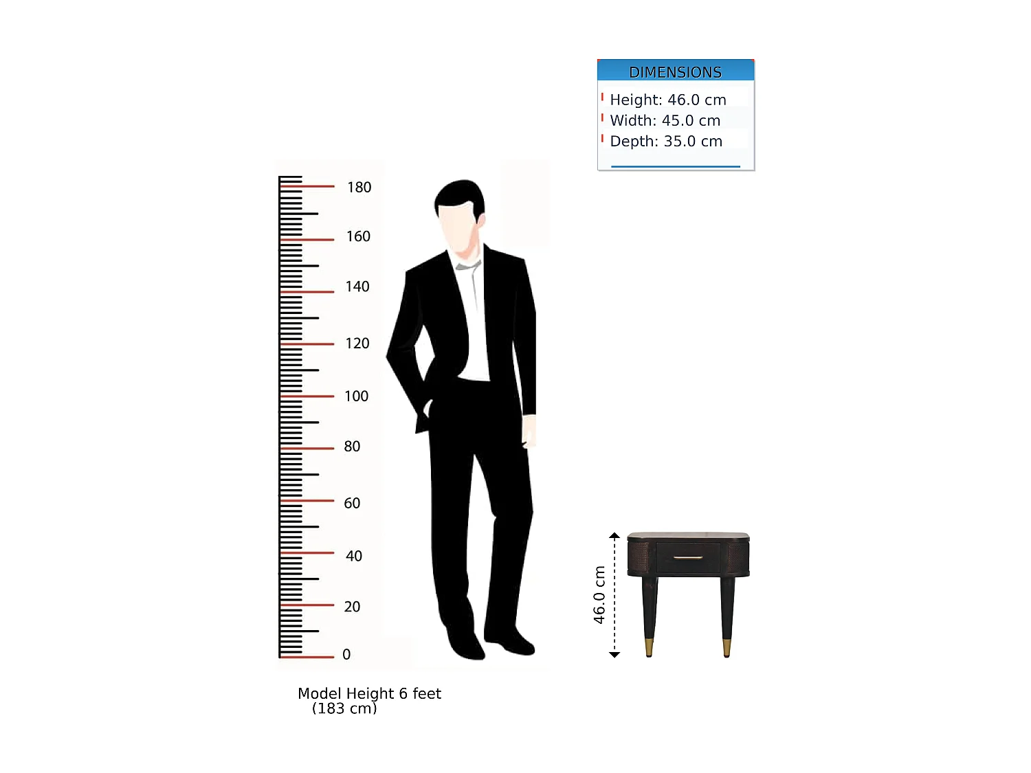 Artisan Furniture Belmont Nachttisch