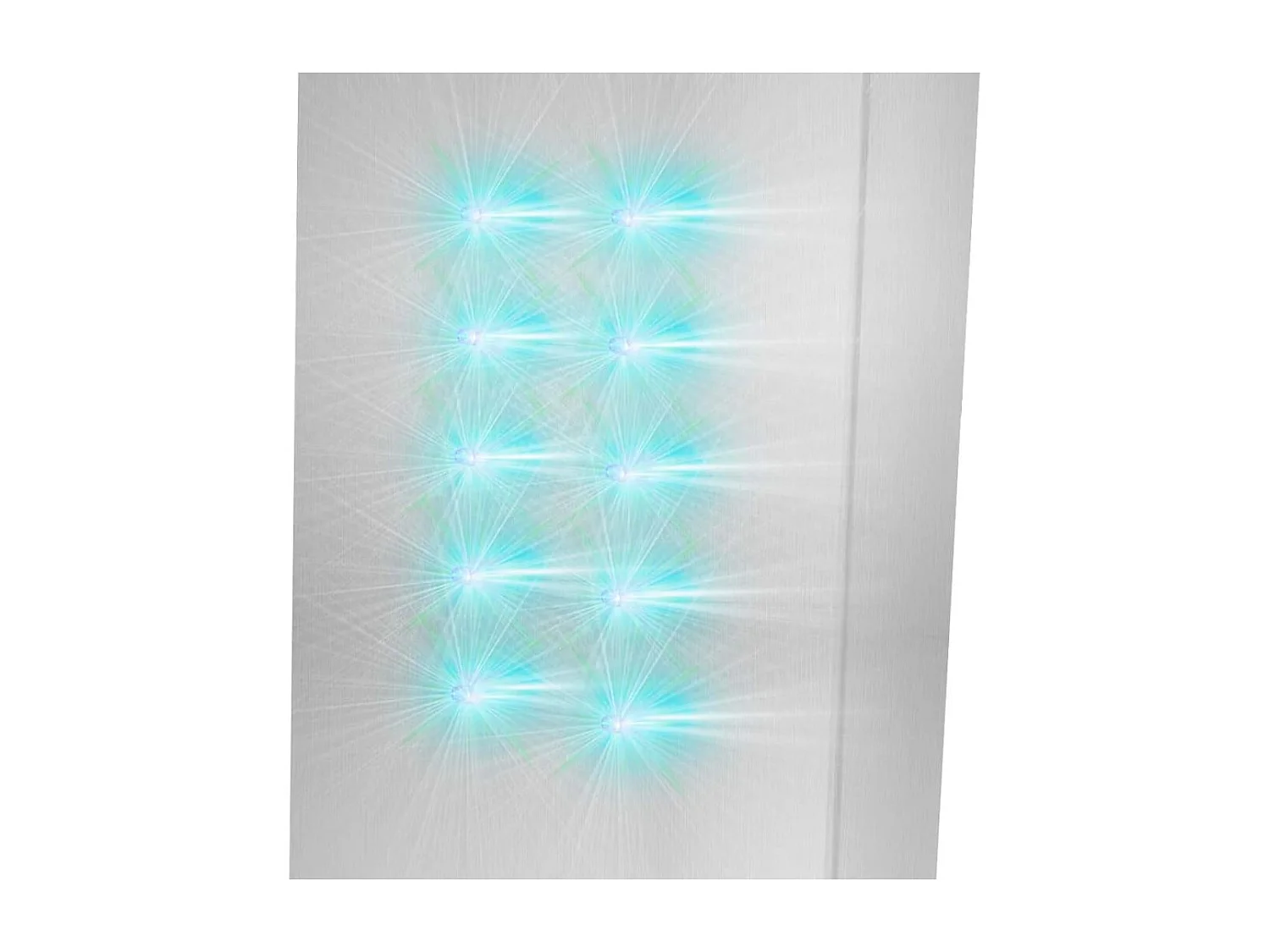 Système panneau douche acier argenté 20 x 44 x 130 cm 02_0003114