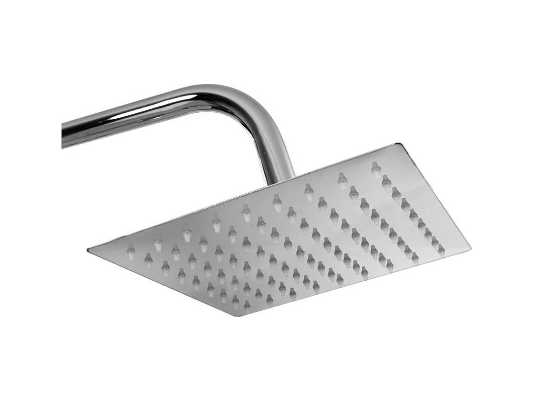 Set doccia doppio soffione con doccetta Soffione doccia quadrato orientabile Bagno di casa Interno 95 cm 02_0003785