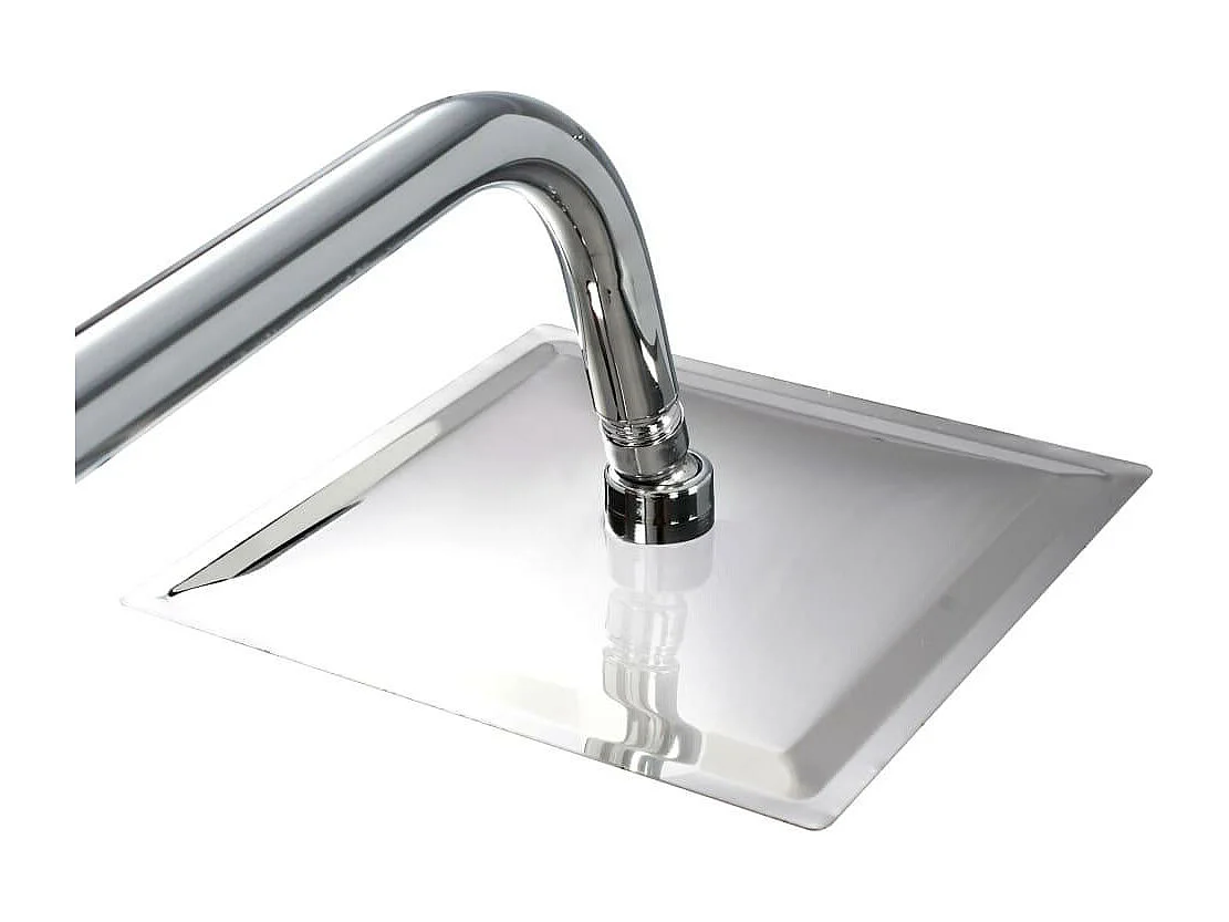 Set doccia doppio soffione con doccetta Soffione doccia quadrato orientabile Bagno di casa Interno 95 cm 02_0003785