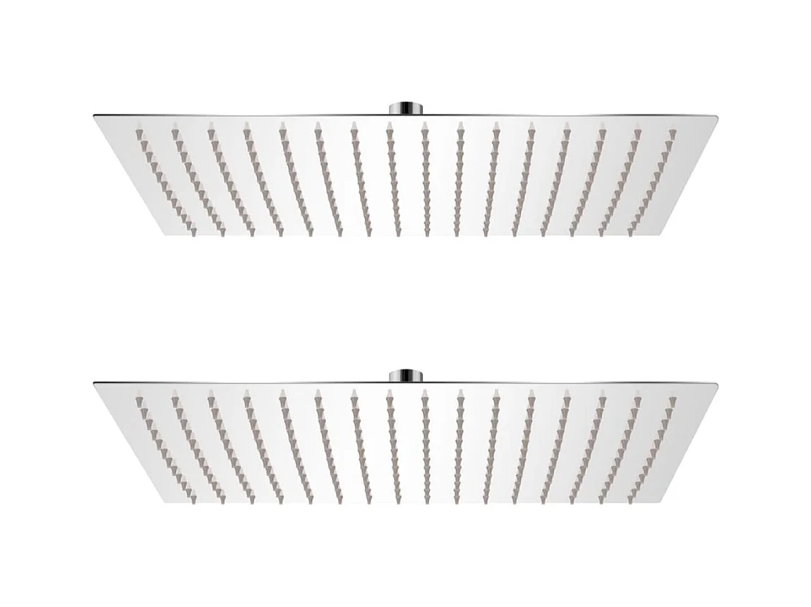 Set 2 soffioni doccia rettangolari a immersione 30x40 cm inox 02_0002110
