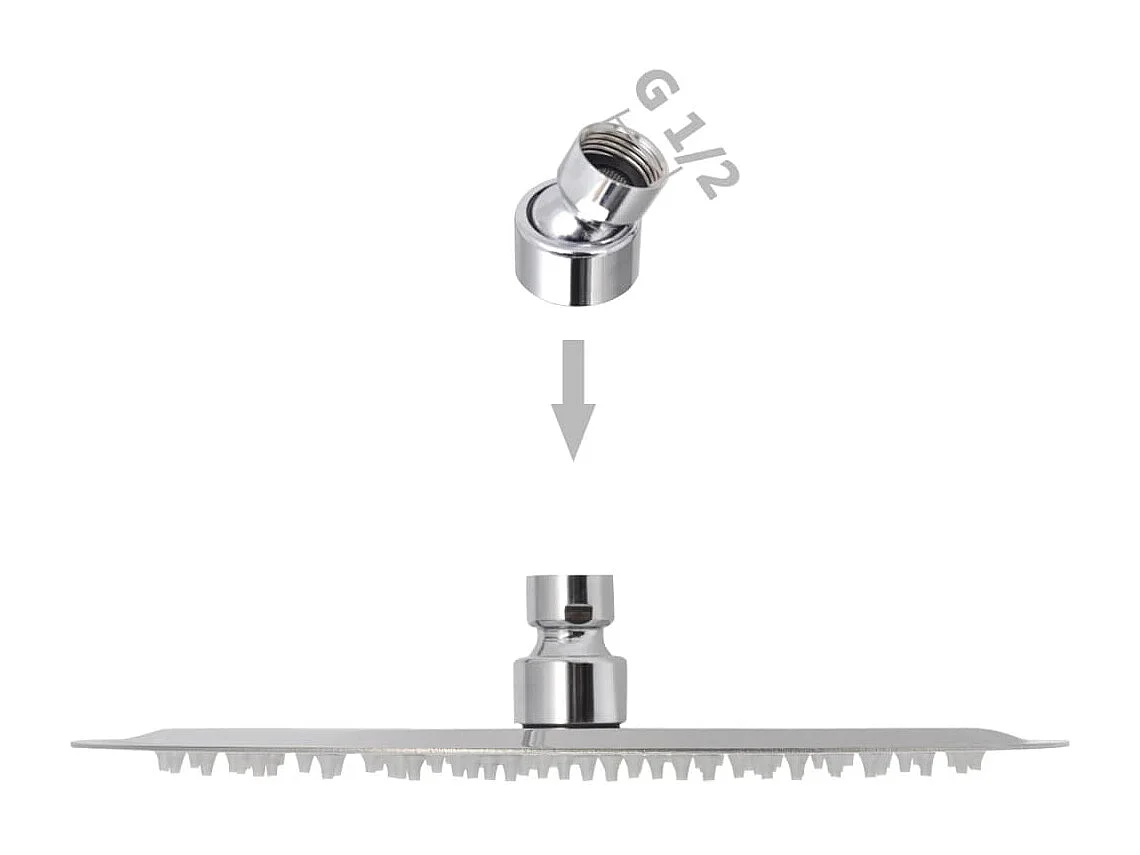 Soffione doccia tondo a immersione in acciaio inox soffione doccia 25 cm 02_0003099