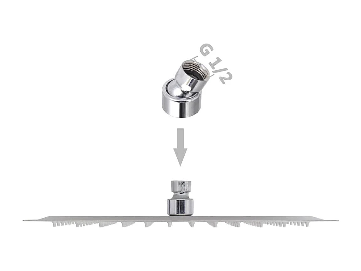 Set 2 soffioni doccia rettangolari a immersione 20x30 cm inox 02_0002109