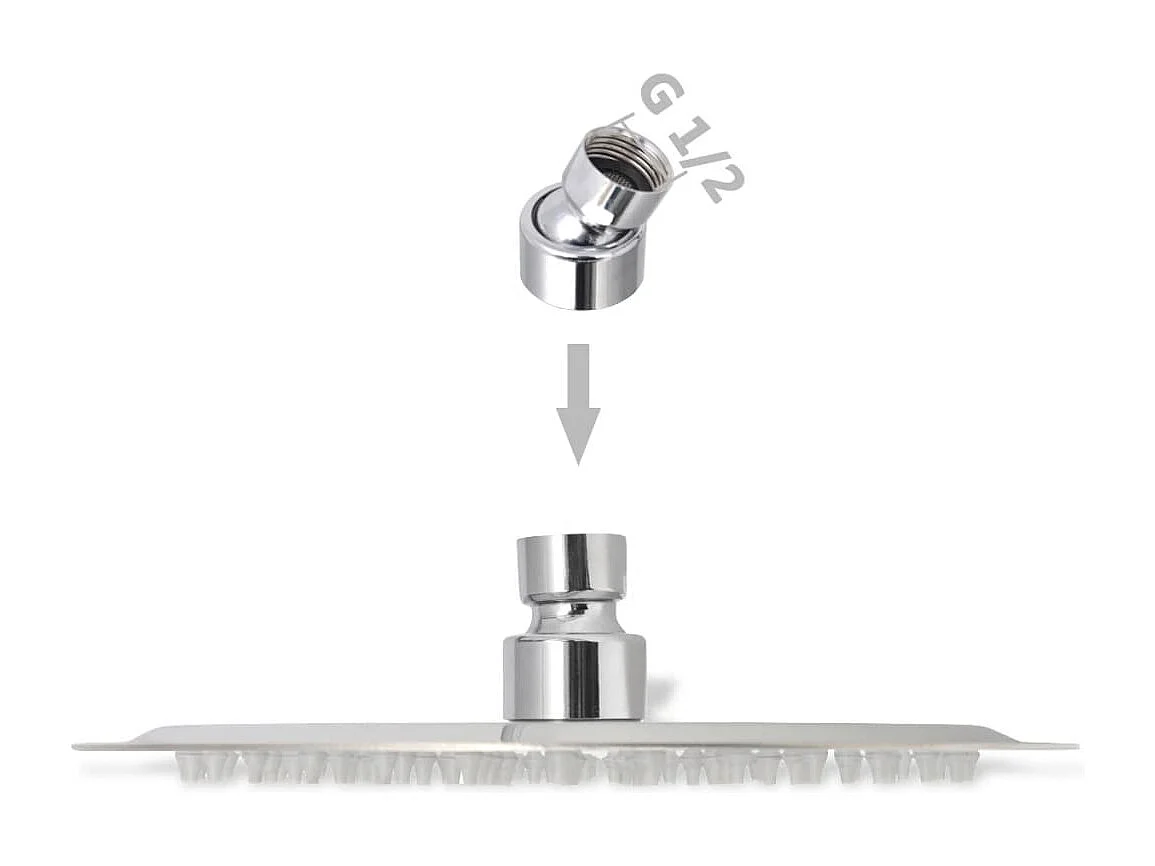 Soffione doccia tondo a immersione in acciaio inox 20 cm 02_0003098