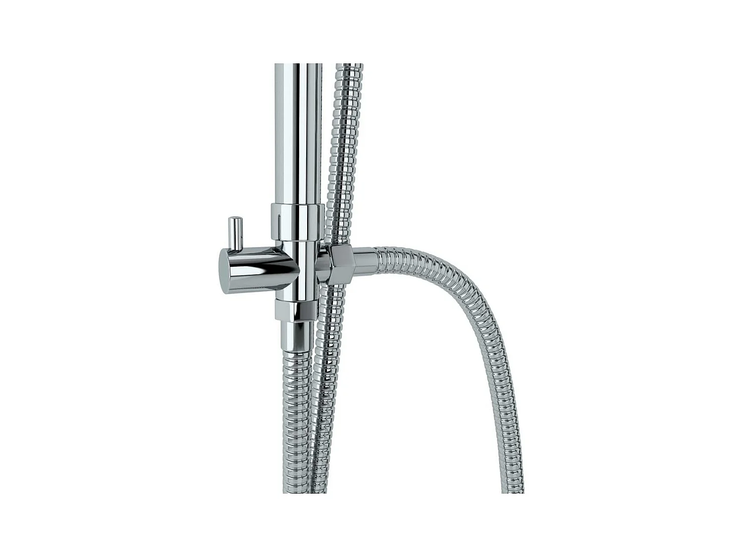 Ensemble de douche salle argenté 50 x 50 x 95 cm 02_0003786