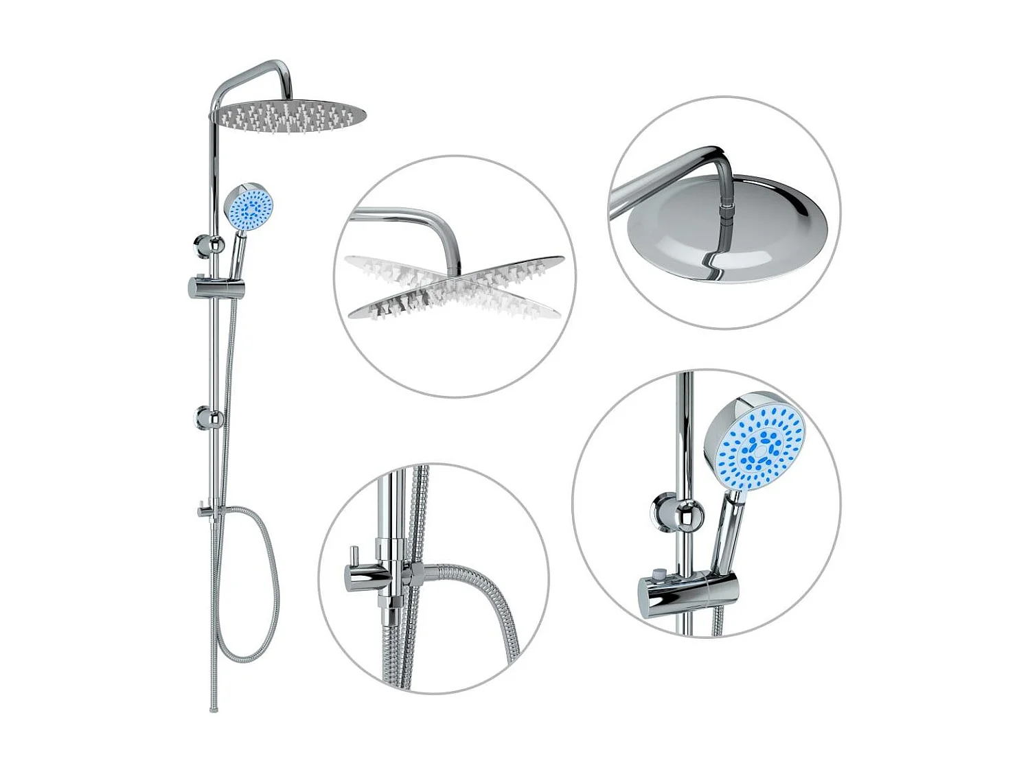 Conjunto de chuveiro para banheiro com duas cabeças e chuveiro de mão em aço inoxidável 02_0003786