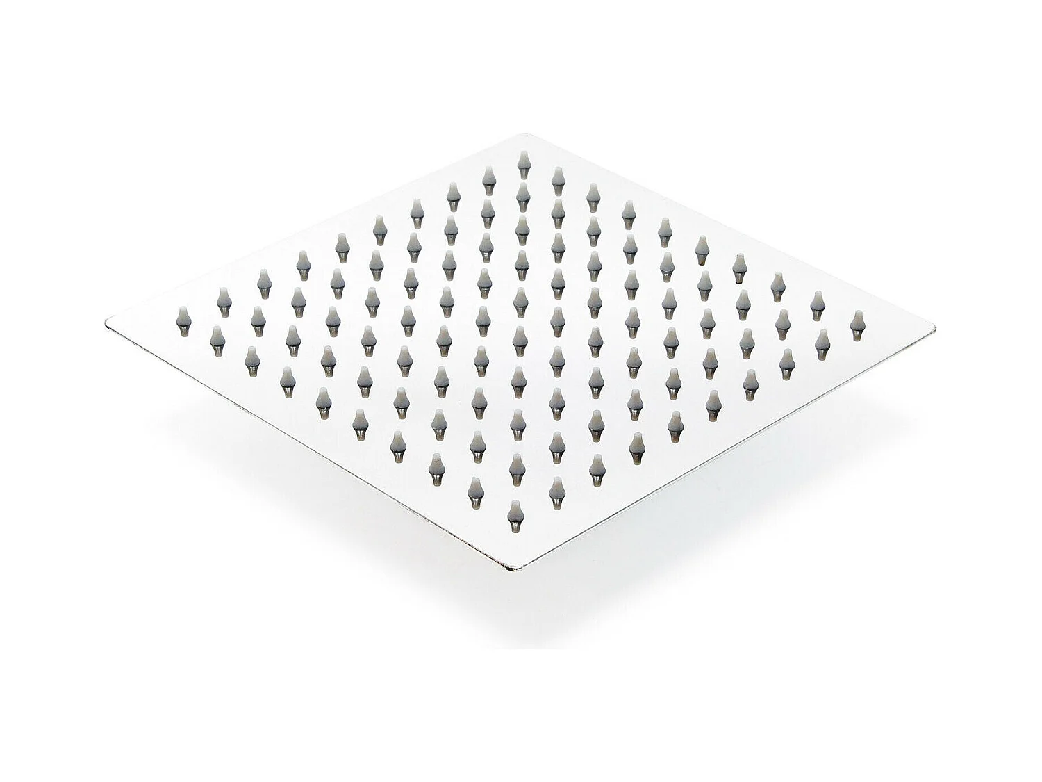 Rociador de ducha cuadrado Rociador de ducha con chorro de lluvia 40 x 40 cm acero inoxidable 16_0000627