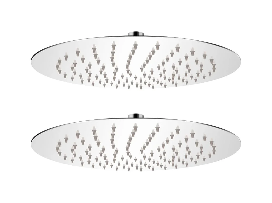 Lot de 2 pommes argenté 25 x 25 x 25 cm 02_0002100