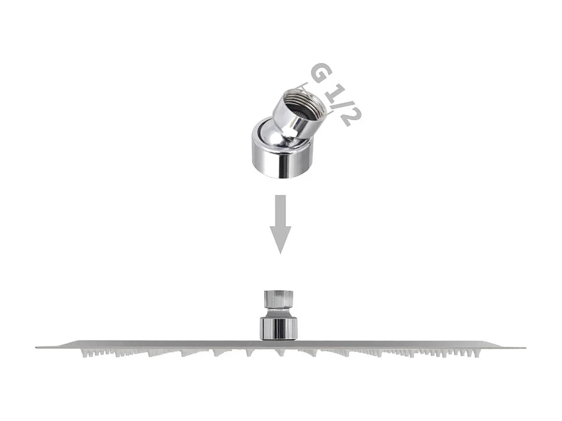 Set 2 soffioni doccia quadrati immersione 30x30 cm inox 02_0002106