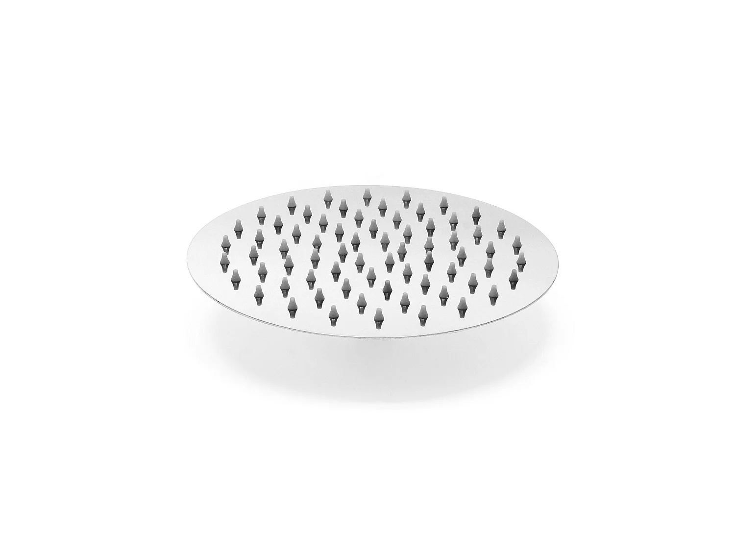 Rociador de ducha redondo rociador de ducha con chorro de lluvia 20 cm acero inoxidable 16_0000628