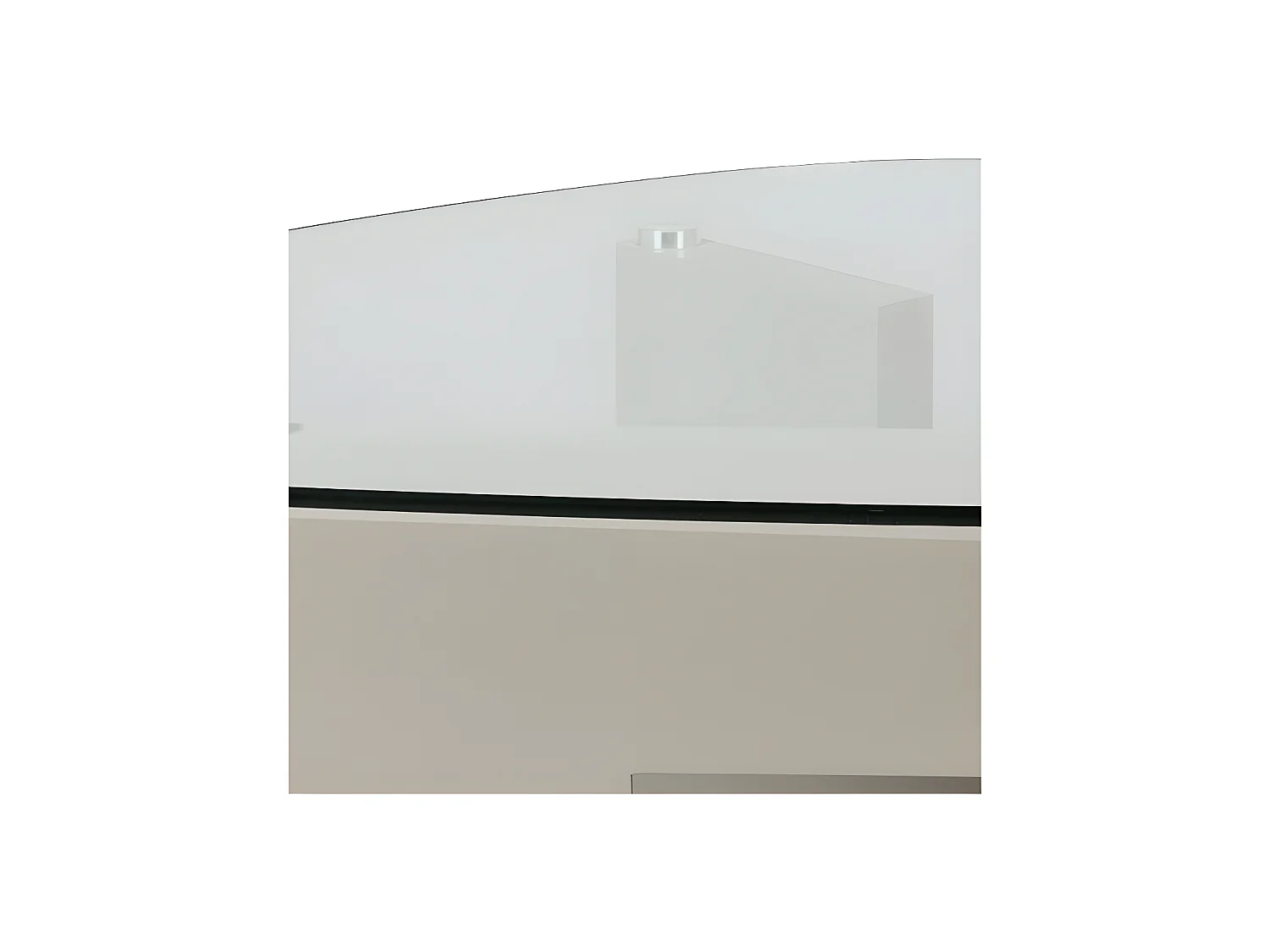 Table basse verre et bois - GAMBETTA