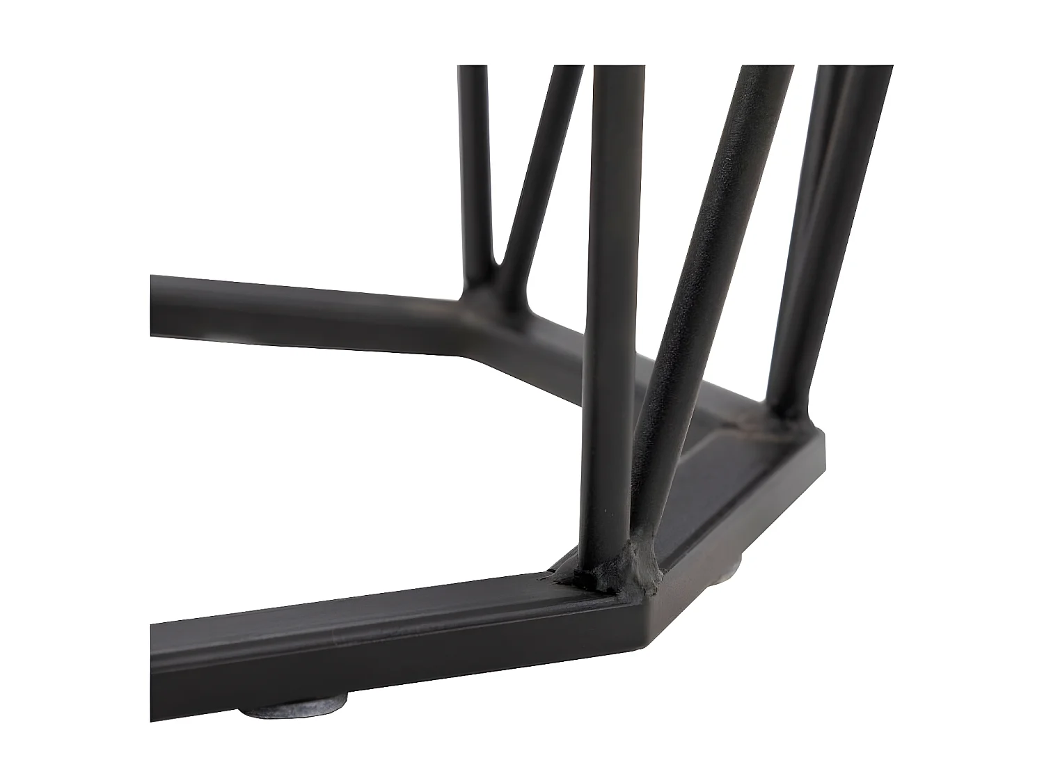 Table basse hexagonale marbre noir - AMENYA