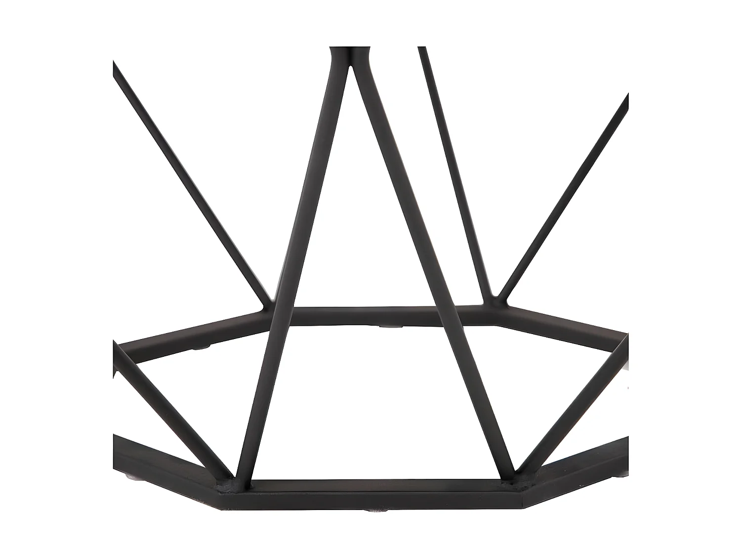 Table basse hexagonale marbre noir - AMENYA