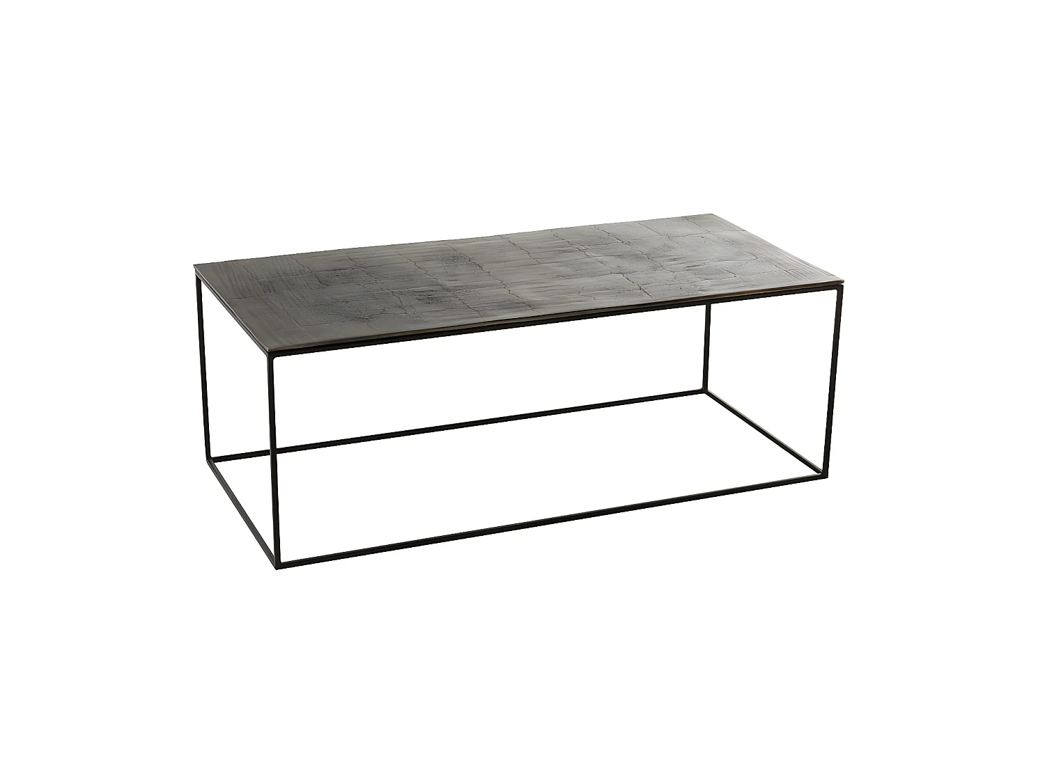 Table basse rectangulaire Métal noir - ZANDVORT