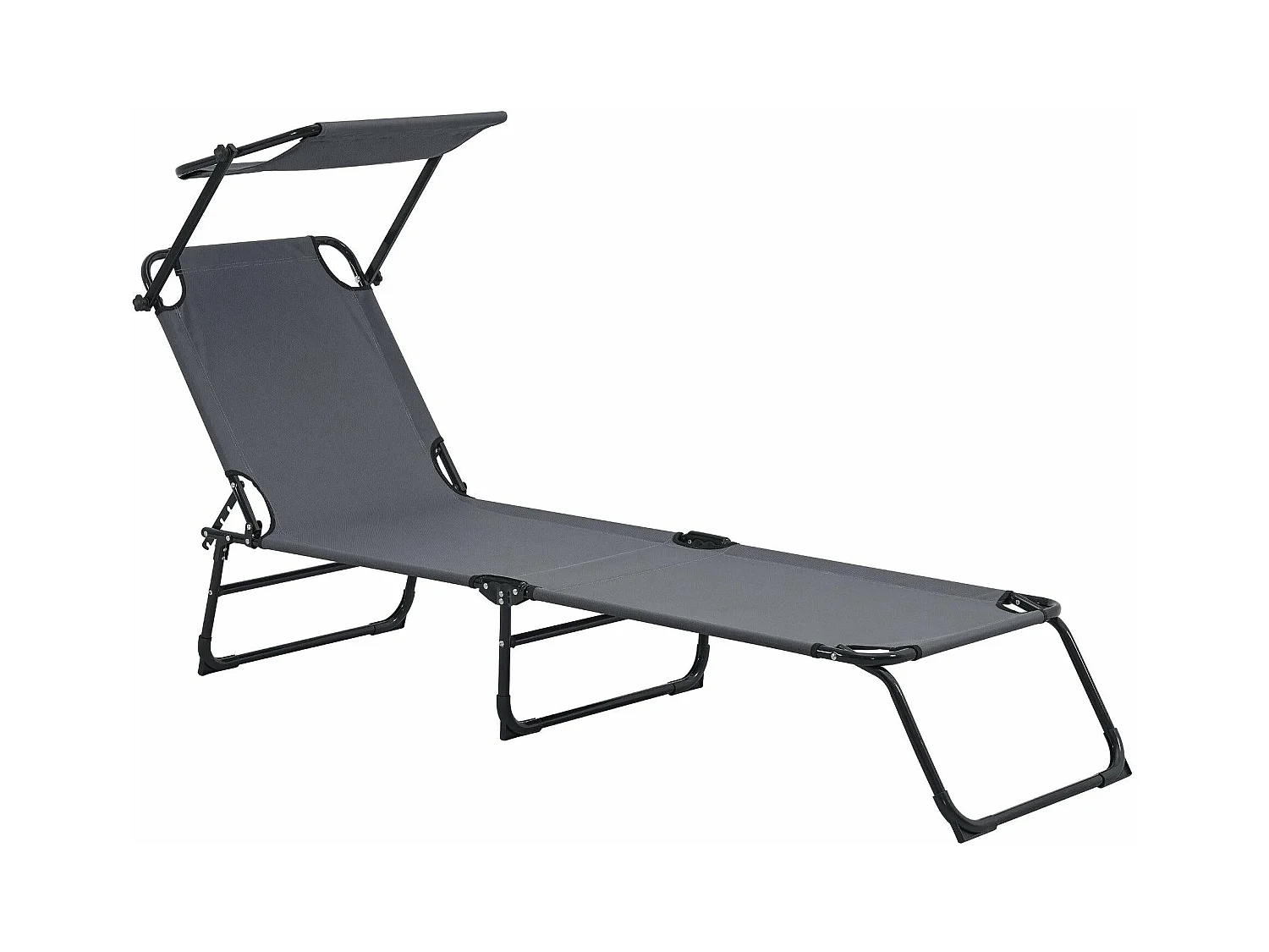 Bain de soleil transat grise 187 x 53 x 27 cm 03_0000989