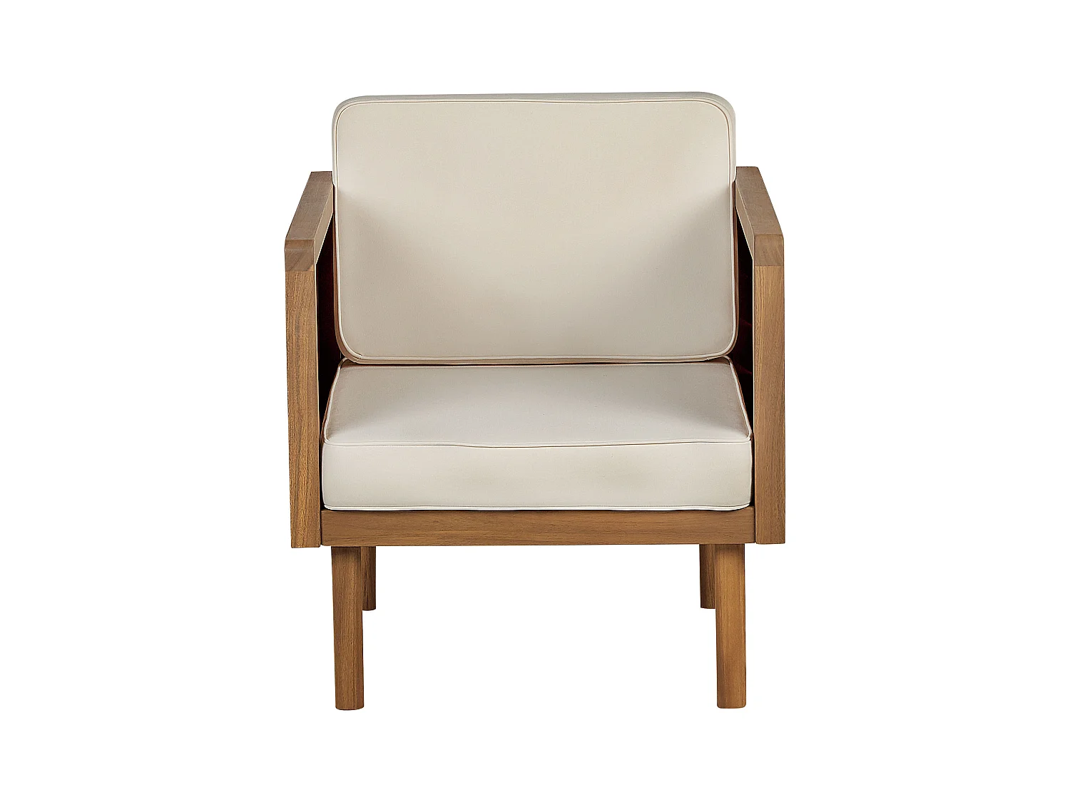 Sillón de jardín BARATTI Madera de acacia Marrón