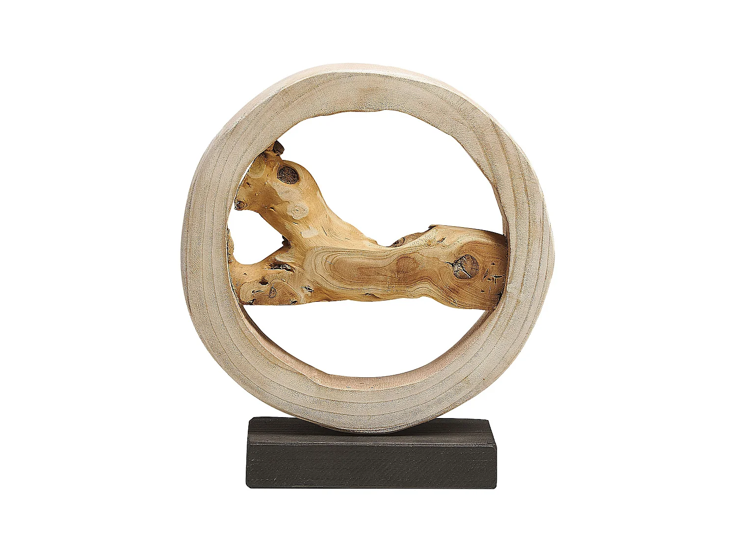 Figurka dekoracyjna OCAMPO Drewno Jasnobrązowy