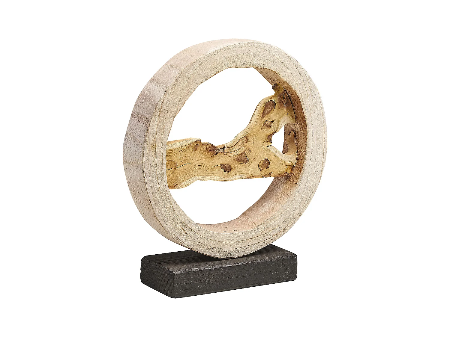 Figurka dekoracyjna OCAMPO Drewno Jasnobrązowy