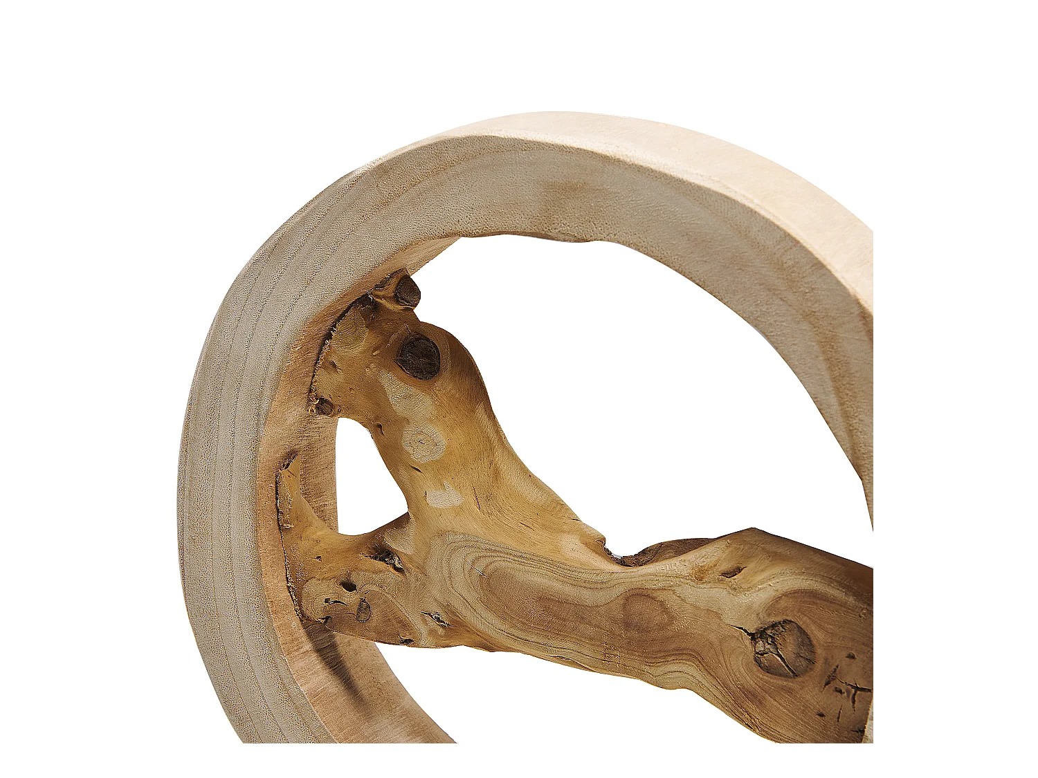 Figurka dekoracyjna OCAMPO Drewno Jasnobrązowy