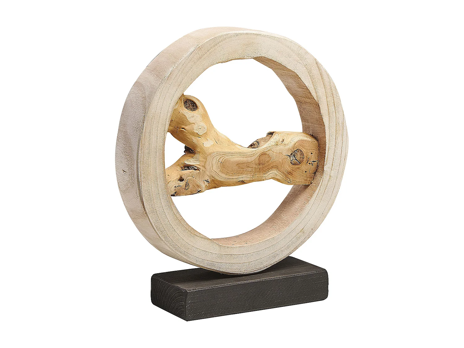 Figura decorativa OCAMPO Madera Marrón claro