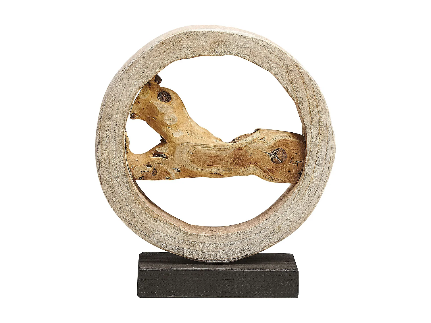 Decoratief accessoire OCAMPO Hout Lichtbruin