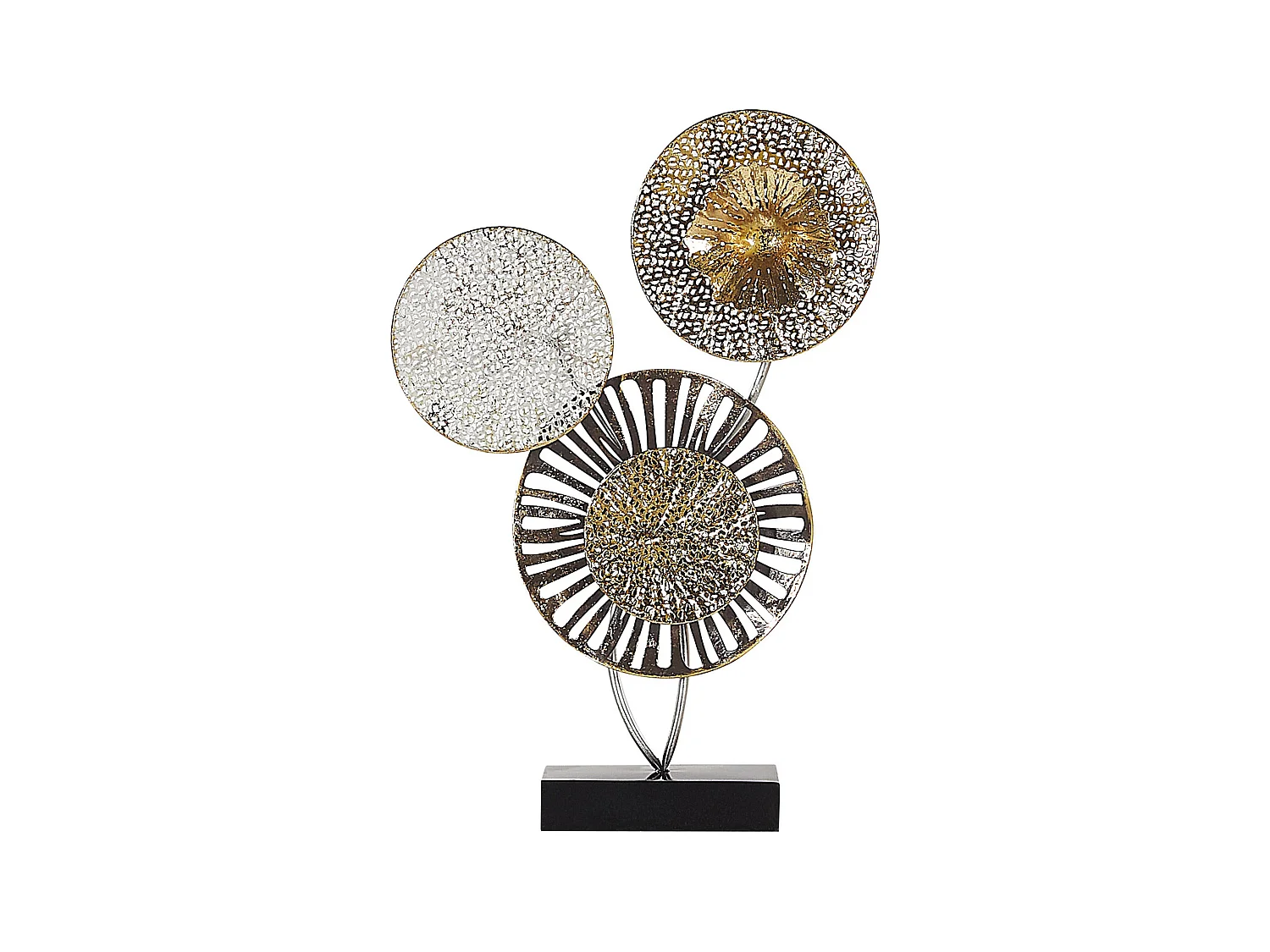 Dekofigur URANIUM Metall Silber