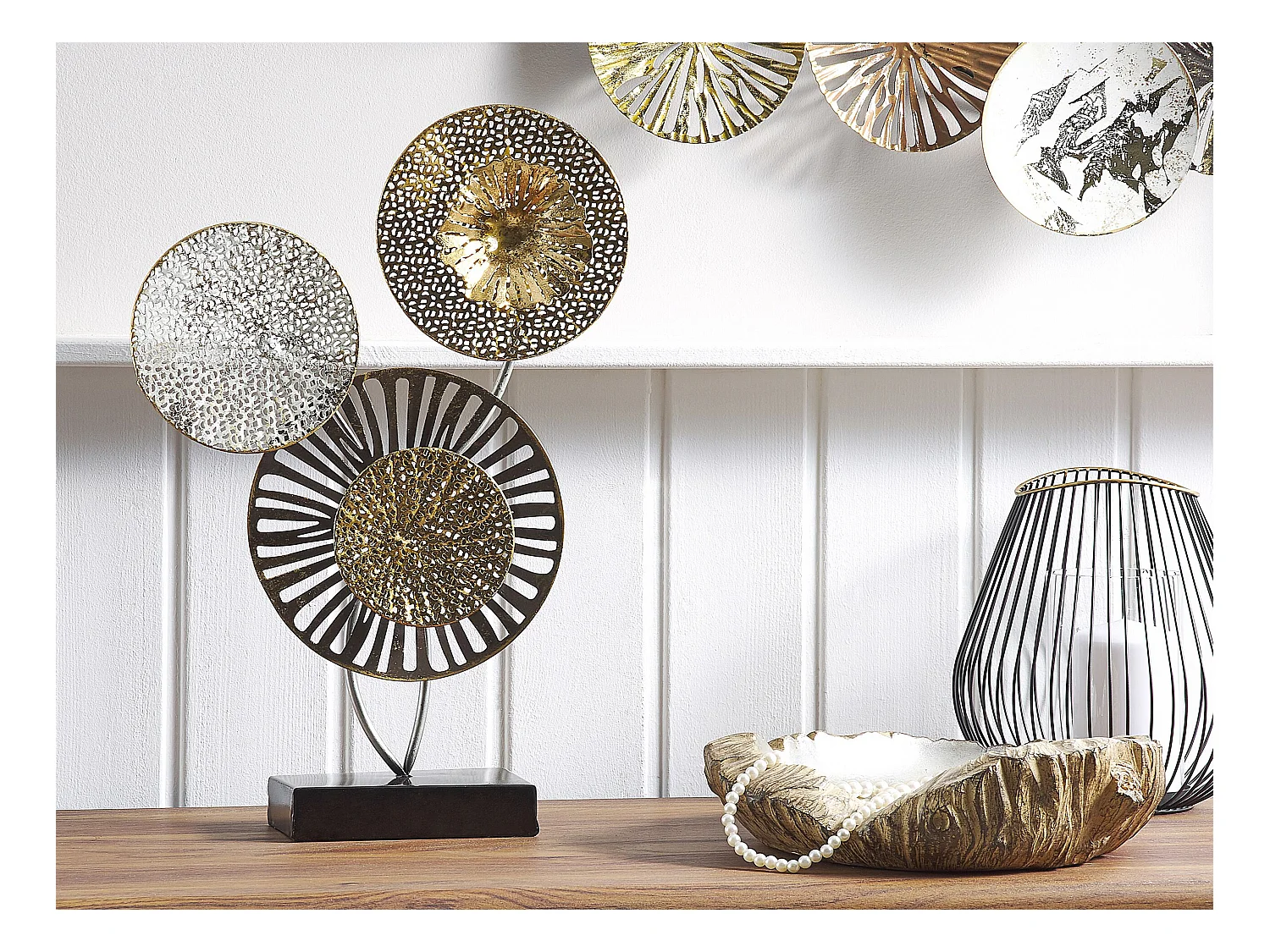 Dekofigur URANIUM Metall Silber